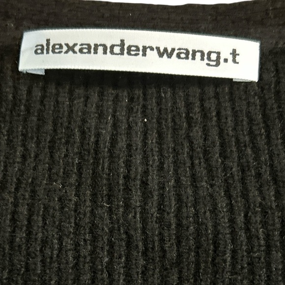 NWOT T BY ALEXANDER WANG RIBBED CARDIGAN SIZE SMALL - Picture 6 of 7